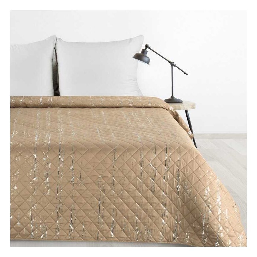 Eurofirany D91/N/BLINK/1 170X210 BEIGE+SILVER Bed cover