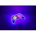 Fuj:tech Neon Game pad -LED seinävalaisin, peliohjain Fuj:tech Neon Game pad -LED seinävalaisin, peliohjain