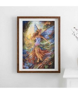 Letistitch Cross stitch kit "Faerie" 24x37cm SLETIL8100