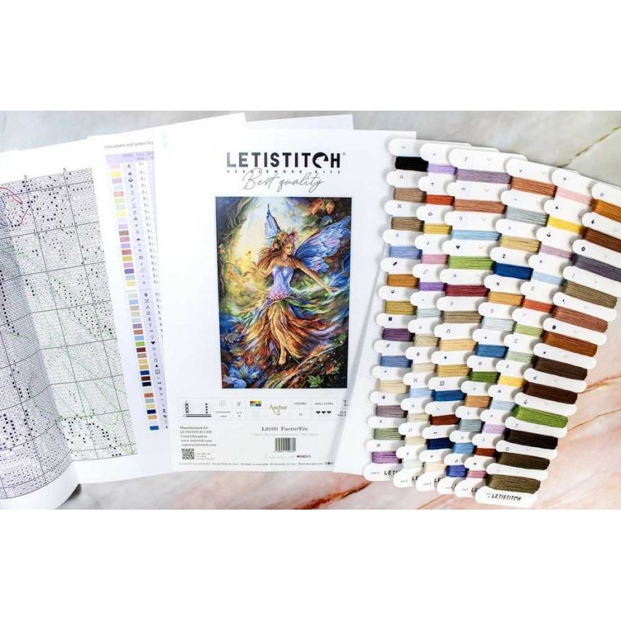 Letistitch Siuvinėjimo kryželiu rinkinys "Faerie" 24x37cm SLETIL8100 – 3