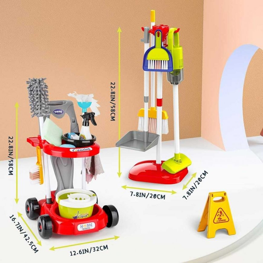 Woopie Cleaning Kit XXL. 3 in 1 stroller, 29 pcs. Red – 5