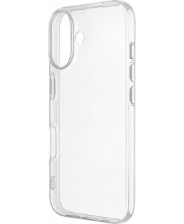 Wave silicone cover, iPhone 16, transparent