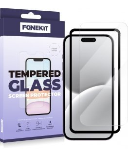 FoneKit tempered glass, iPhone 16 / 15