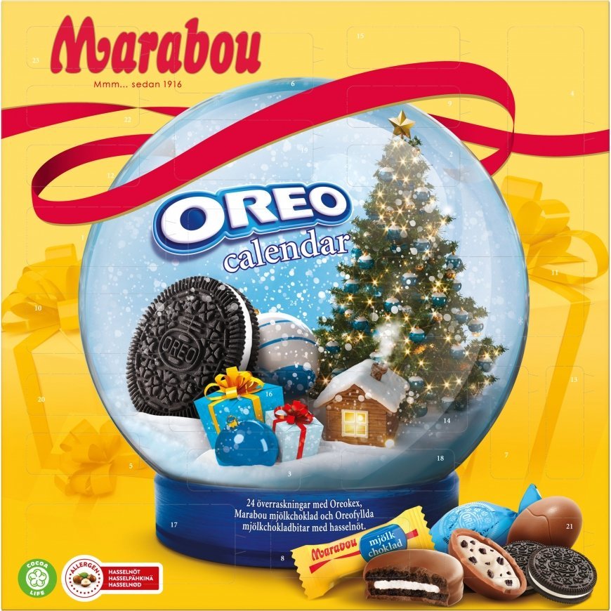 Toblerone Marabou Oreo Christmas calendar, 275