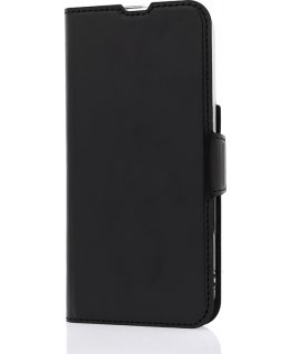 Wave BookCase -suojakotelo, MagSafe-yhteensopiva, Apple iPhone 16 Pro, musta