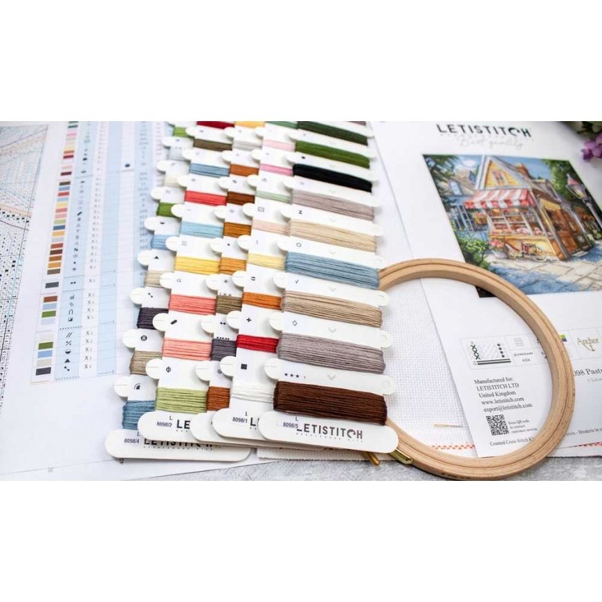 Letistitch Cross stitch kit "Confectionery Shop" 24x24cm SLETIL8098 – 4