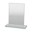 Detail Glass trophy with glued base and case Detail Glass trophy with glued base and case