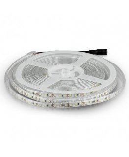 LED-riba V-TAC VT-2835-7,5 1200LED SMD2835 24V IP65 2xPCB 7,5W/m 120LED/m 4000K 750lm (SKU 212626)