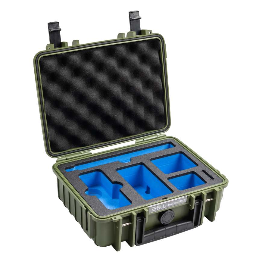 BW Outdoor Case Type 1000 for Insta360 X4, bronze žalias