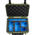 BW Outdoor Case Type 1000 for Insta360 X4, bronze žalias