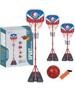 Woopie Reguliuojamo Aukščio Krepšinio Sistema 90-170 cm + Kamuolys