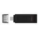 Kingston Technology DataTraveler 70 USB atmintukas 128 GB C tipo USB 3.2 Gen 1 (3.1 Gen 1) Juoda Kingston Technology DataTraveler 70 USB atmintukas 128 GB C tipo USB 3.2 Gen 1 (3.1 Gen 1) Juoda