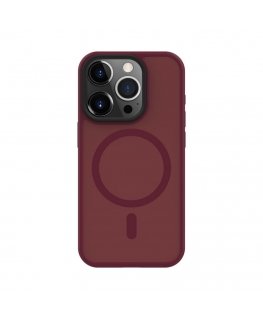 Apple iPhone 15 Pro Hybrid Case With Magnetic PC+TPU Plum