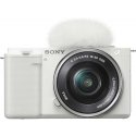 Sony ZV-E10 + 16-50mm OSS (Baltas) Sony ZV-E10 + 16-50mm OSS (Baltas)