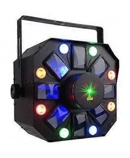 LIGHT4ME OCTALED disko gaismas efekta RGBWA zieds