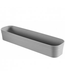 Infinity Recycled Box L 30x8x5cm grey