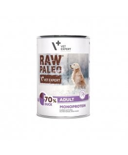 RAW PALEO Adult Monoprotein Duck - wet dog food - 400 g
