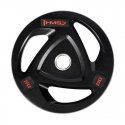 HMS Fitness TOX20 1 kpl Olympic Kumipinnoitettu painolevy
