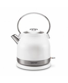 Zelmer ZCK7940 электрический чайник 1,5 L 2200 W Нержавеющая сталь, Белый