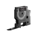 DYMO D1 -Standard Labels - White on Black - 12mm x 7m DYMO D1 -Standard Labels - White on Black - 12mm x 7m