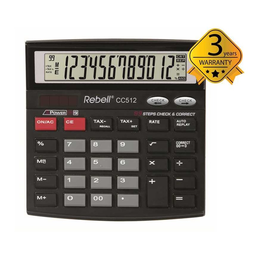Desktop calculator Rebell CC512 – 3