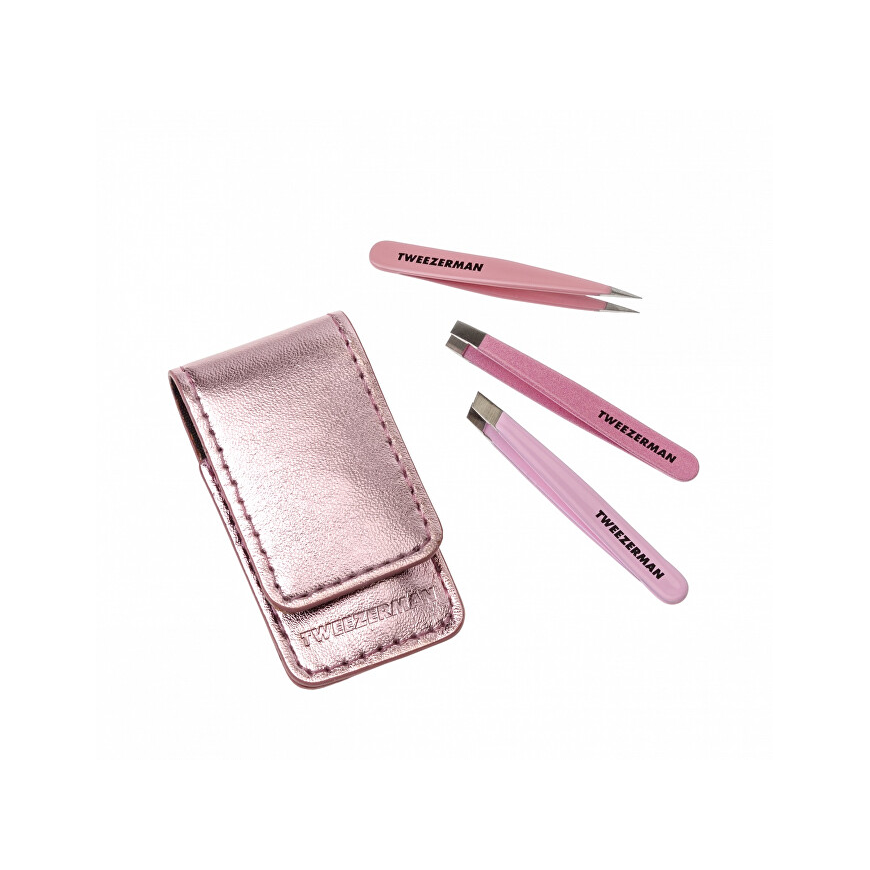 Tweezerman Mini Travel Tweezer Set Micro Mini Tweezer Set