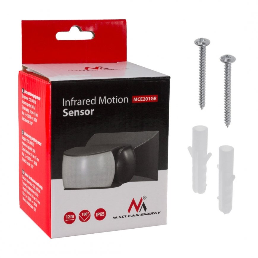 Maclean Motion Sensor PIR IP65 MCE201GR