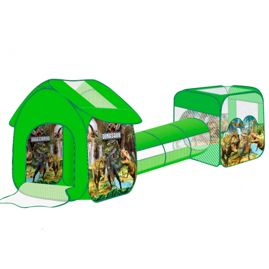 Marka Niezdefiniowana Playground for children 3in1 Tent House Pool Dinosaurs – 2