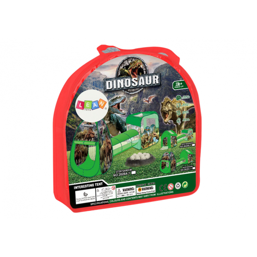 Marka Niezdefiniowana Playground for children 3in1 Tent House Pool Dinosaurs – 3