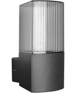 Wall lamp Orno PEONIA garden equipment, E27, max. 15W, IP54, black