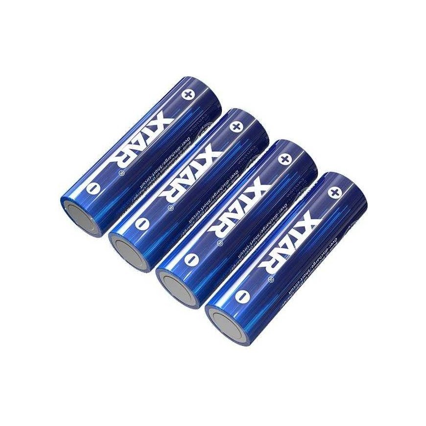 R06 / AA 1,5 V Xtar 2500 mAh baterijos (4 vnt. dėžutė) su apsauga – 3