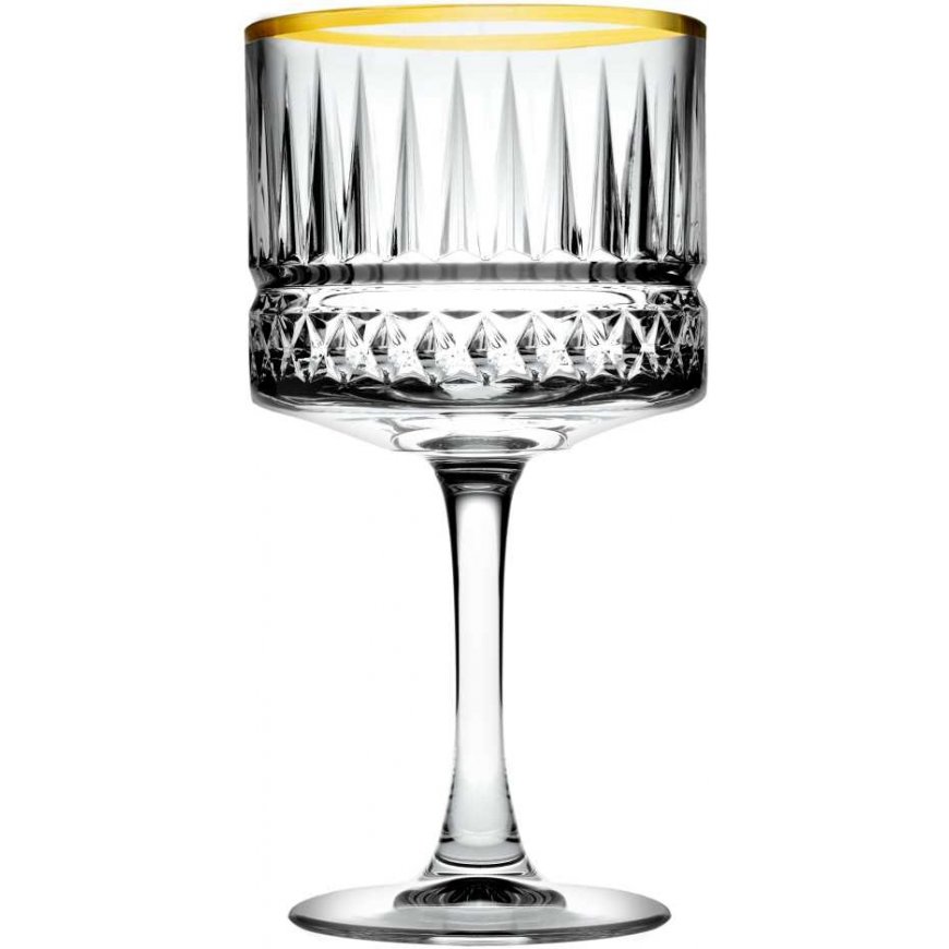 Komplet 4 kieliszków do wina Elysia Gold 500 ml PASABAHCE