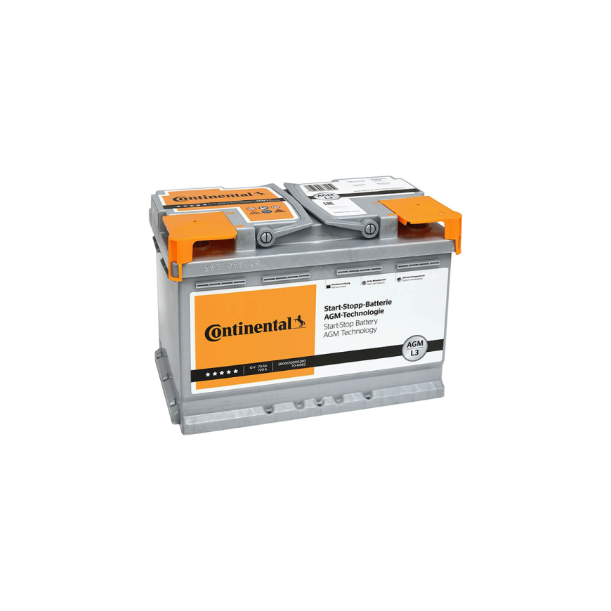 Continental Battery 70 Ah 720 A