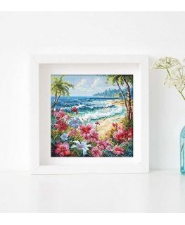 Letistitch Siuvinėjimo kryželiu rinkinys "Rojus" 21x21cm SLETIL8099