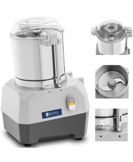 Royal Catering Food slicer for cutting, mixing meat, vegetables, herbs 1500 rpm. 5 l 735 W