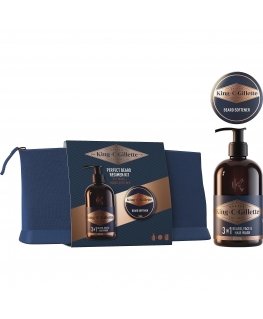 Gillette King C. Perfect Beard Regimen Kit Beard Wash