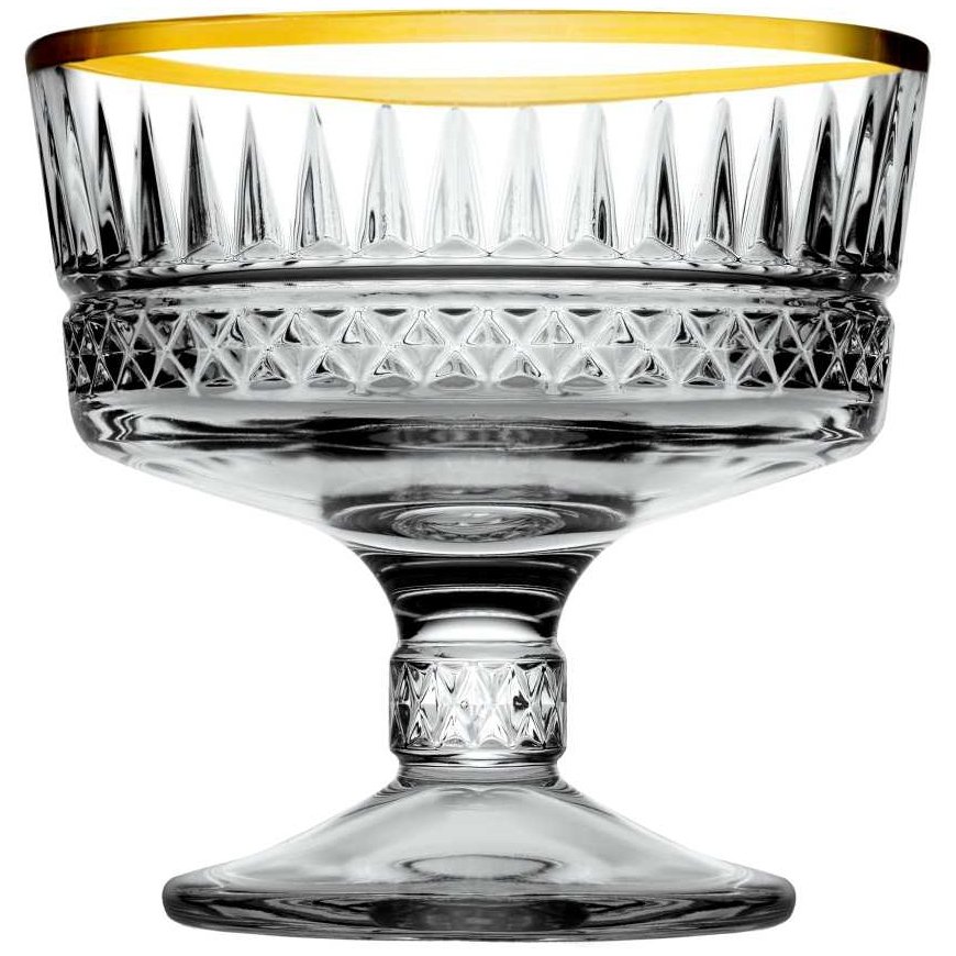 Pasabahce Elysia Gold Ice Cream Cups