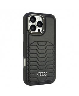 Audi Synthetic Leather MagSafe iPhone 16 Pro Max 6.9" czarny|bla