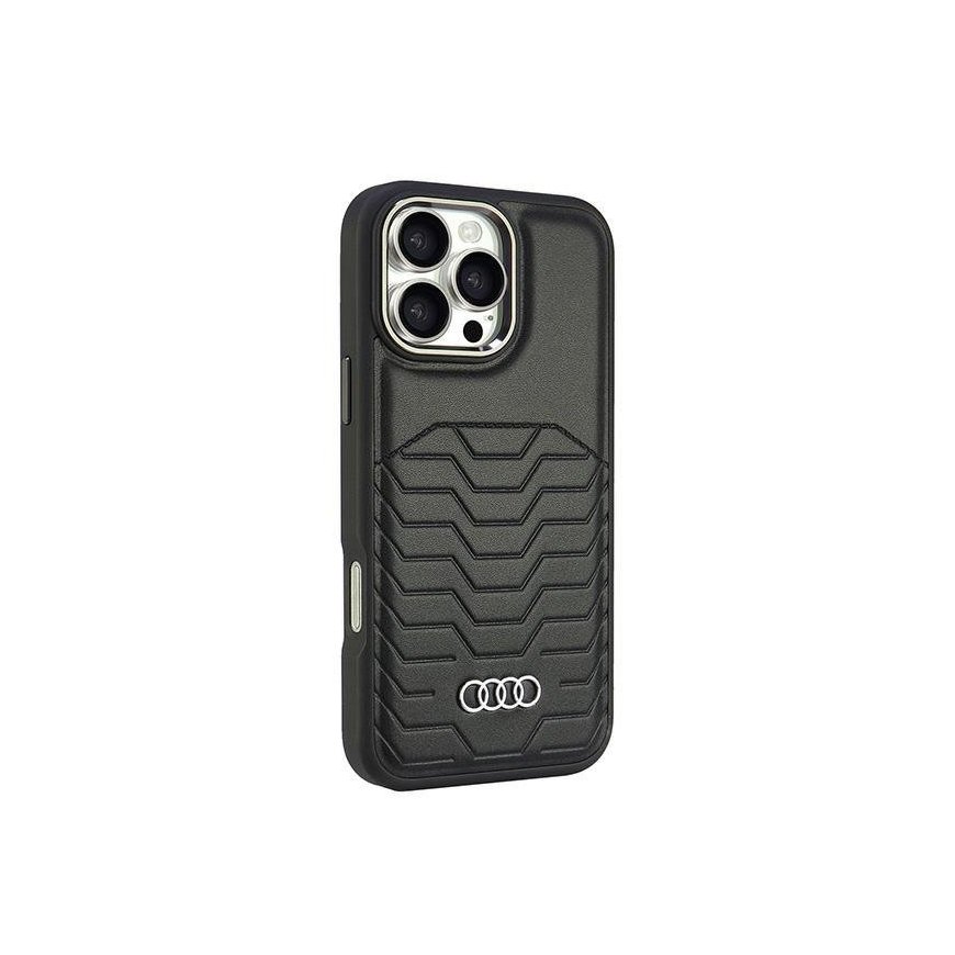 Audi Synthetic Leather MagSafe iPhone 16 Pro Max 6.9" czarny|bla