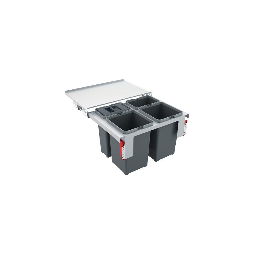Franke Sorter Garbo 60-4 40 L 4 basket(s) Grey