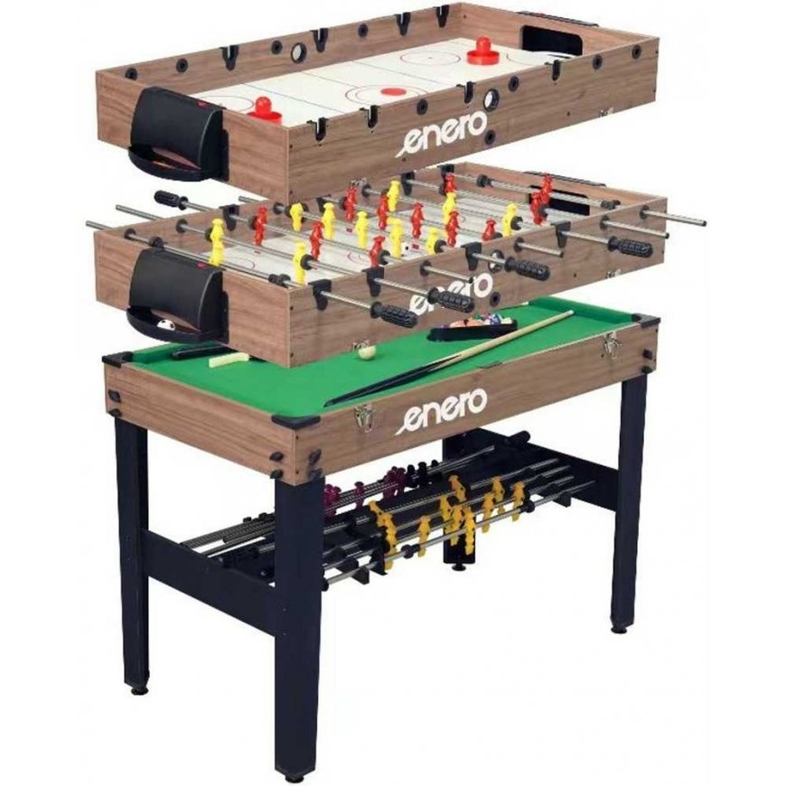 Enero 3IN1 WOODEN FOOTBALL GAME TABLE