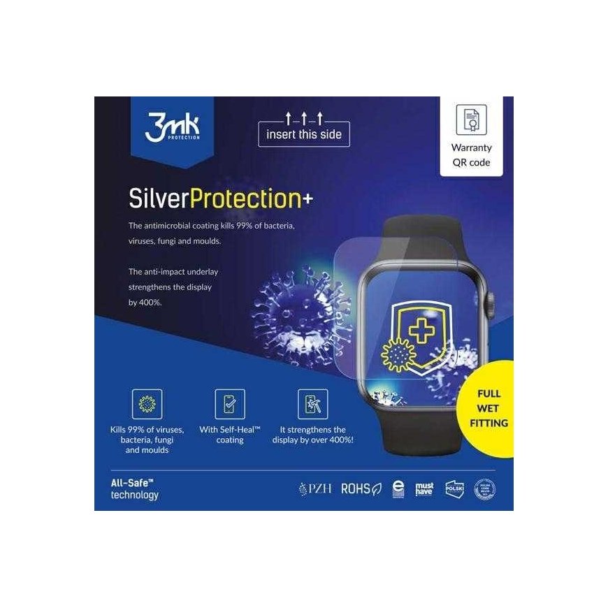 3MK All-In-One SilverProtection+ Laikrodis šlapias surinkimas 5 vnt. – 2