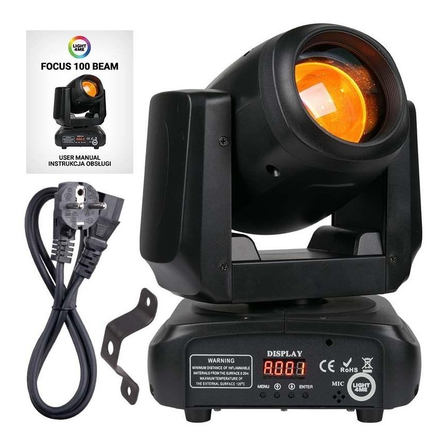 LIGHT4ME FOCUS 100 BEAM LED Moving Head – 2