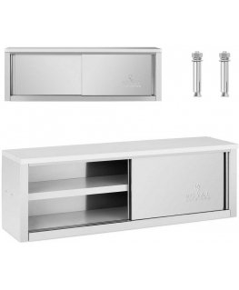 Royal Catering Cabinet ścienna gastronomiczna with drzwiami przesuwanymi STAL 150 kg 150 x 40 x 50 cm