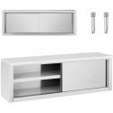 Royal Catering Cabinet ścienna gastronomiczna with drzwiami przesuwanymi STAL 150 kg 150 x 40 x 50 cm Royal Catering Cabinet ścienna gastronomiczna with drzwiami przesuwanymi STAL 150 kg 150 x 40 x 50 cm