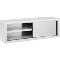 Royal Catering Cabinet ścienna gastronomiczna with drzwiami przesuwanymi STAL 150 kg 150 x 40 x 50 cm Royal Catering Cabinet ścienna gastronomiczna with drzwiami przesuwanymi STAL 150 kg 150 x 40 x 50 cm