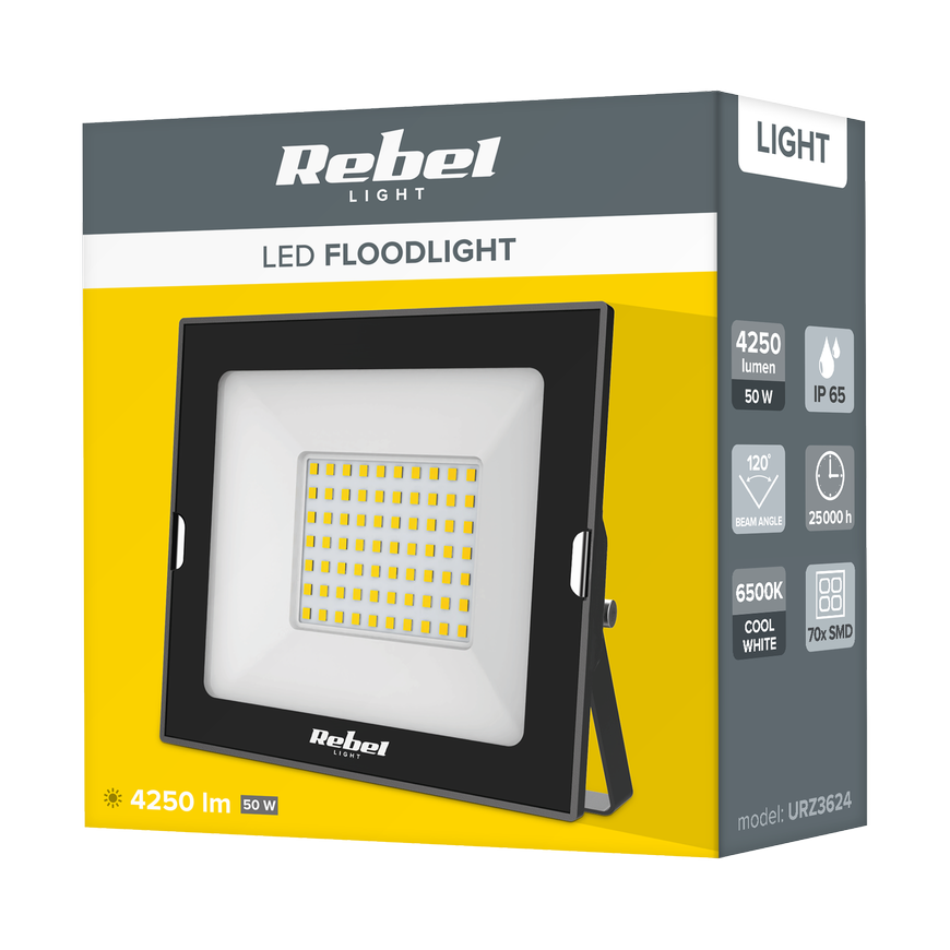 LED spotlight 50W Rebel, 6500K, 230V – 3