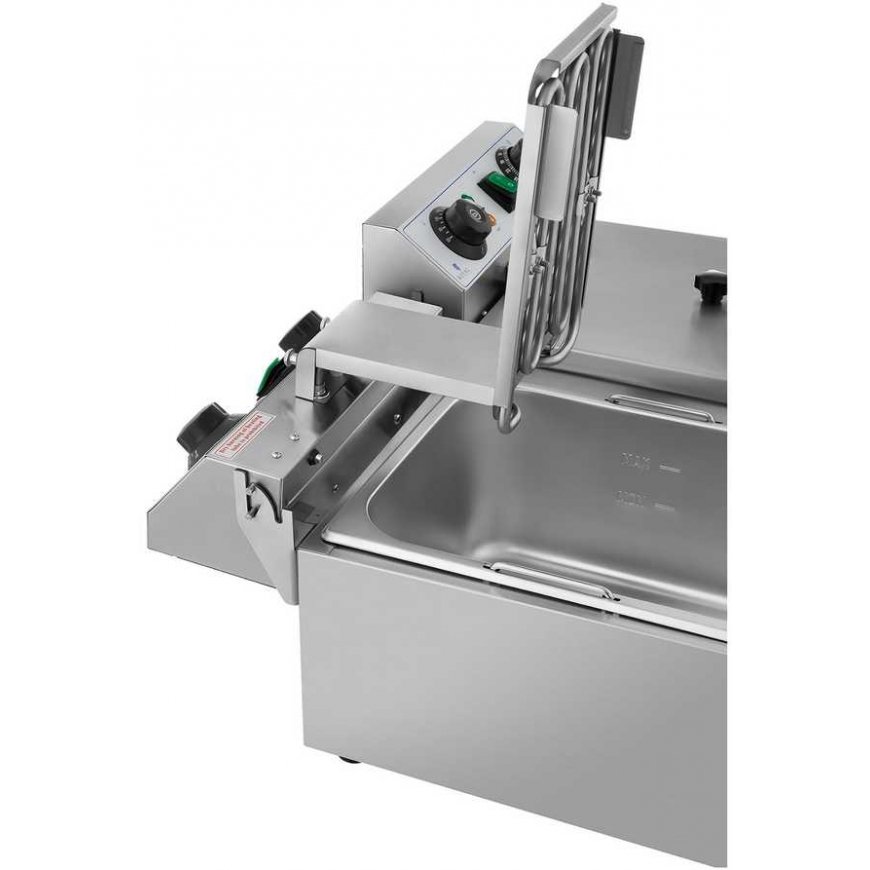 Royal Catering Gruzdintuvė nastawna gastronomiczna elektrinė TIMER 230 V 2 x 3200W 2 x 10 L – 5