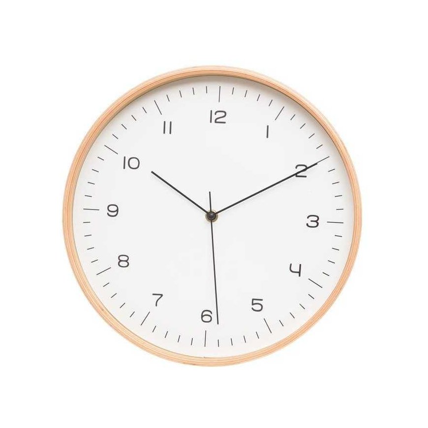 Pulkstenis sienas 4Living koka 31.7x31.7x4.5cm 307523 – 2