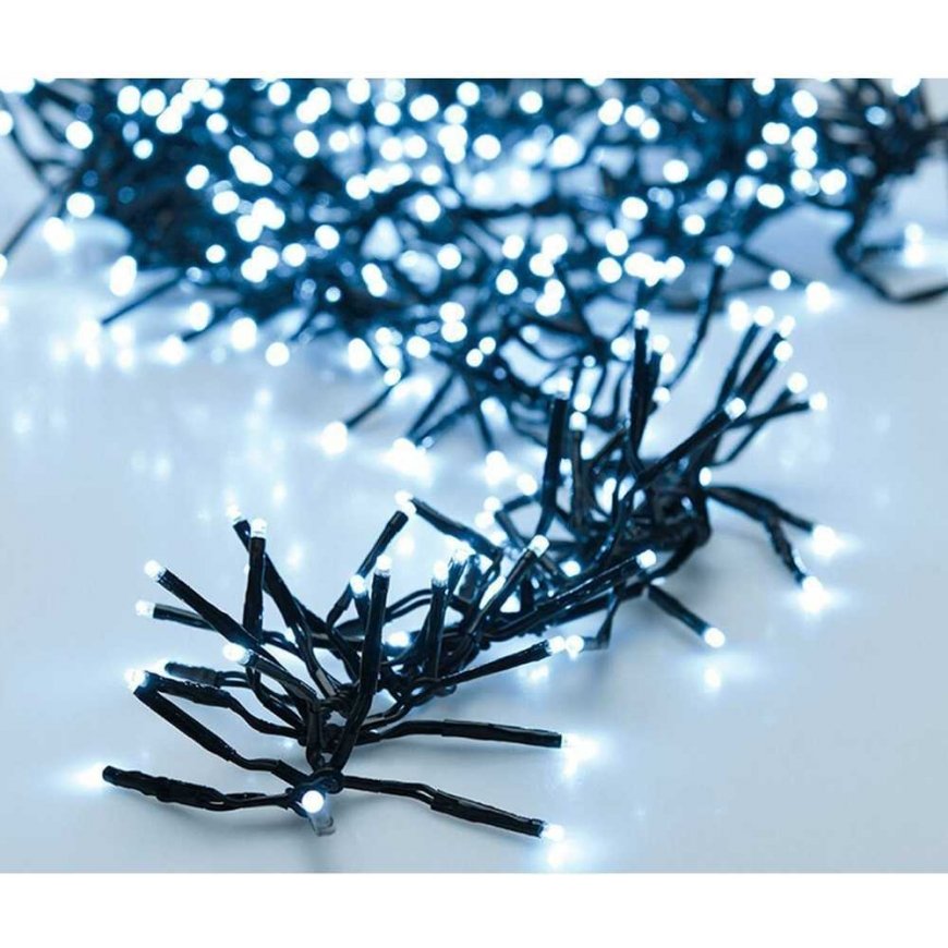 Christmas Decoration KALĖDINĖS LENGVOS GRANDINĖS 576 LED LAIKMATIS COLD Baltas – 4